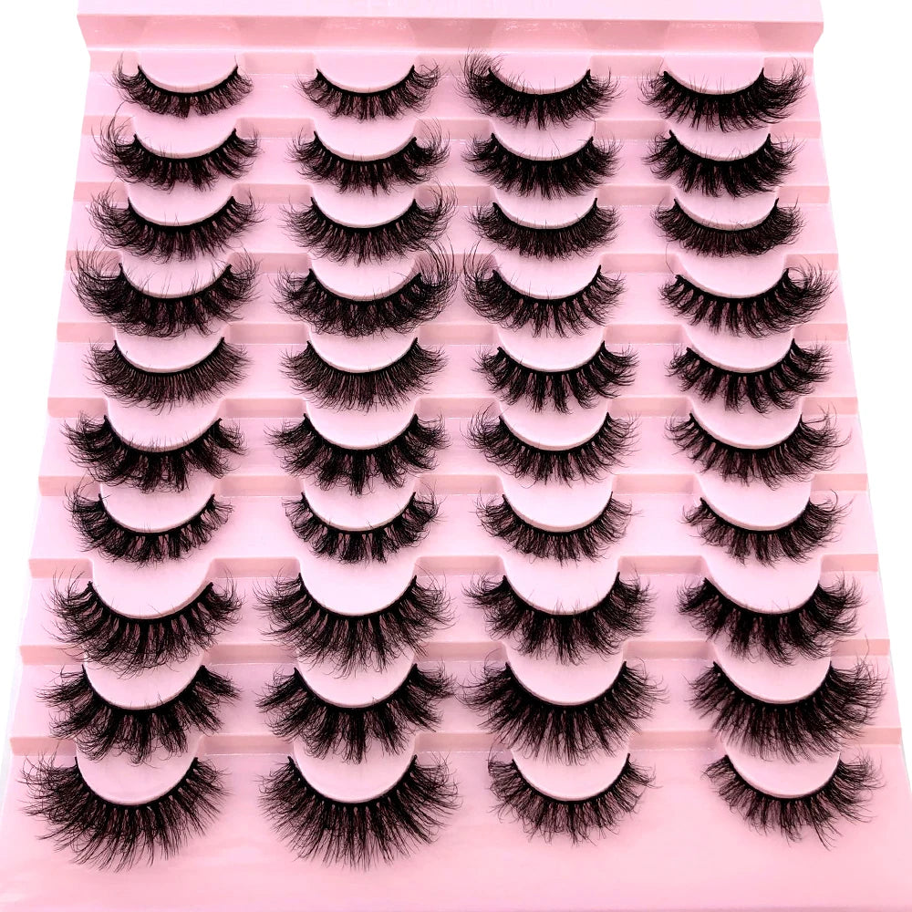 5D Fluffy Eyelashes D Curl Lashes