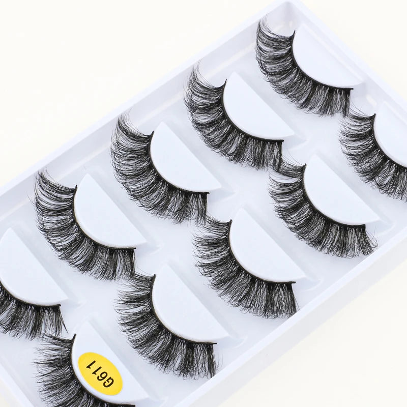 Mink Eyelashes 3D Dramatic Natural Hair