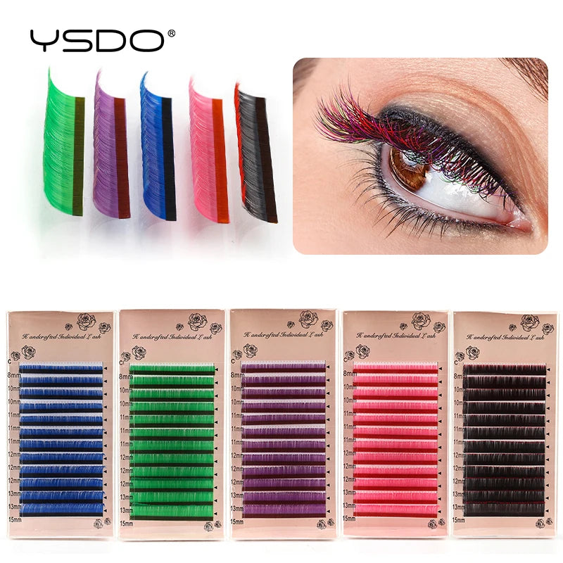 Colored Extension Mink Lashes