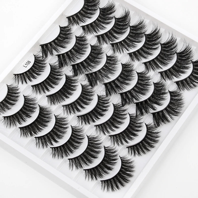 Curly Natural Soft Dramatic Thick Eyelashes