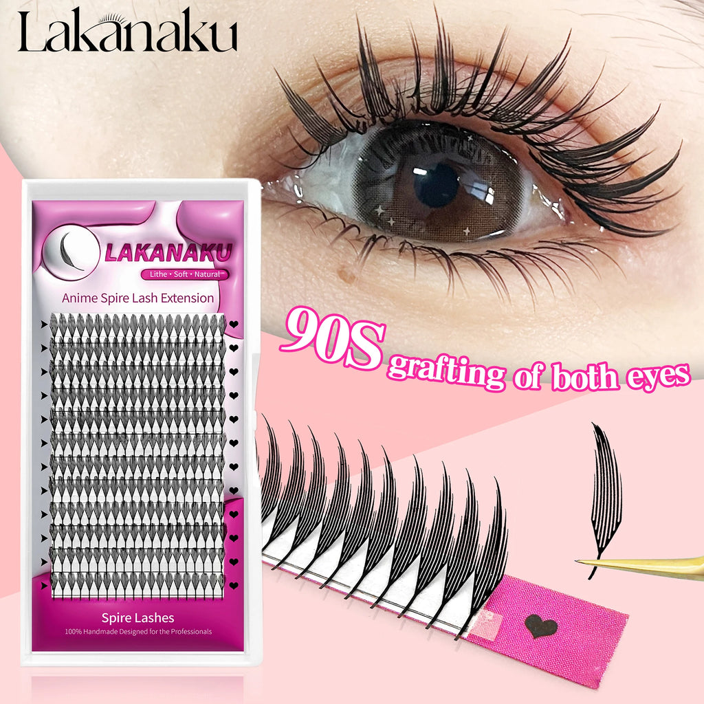 Cashmere Anime Spire Feather Eyelash