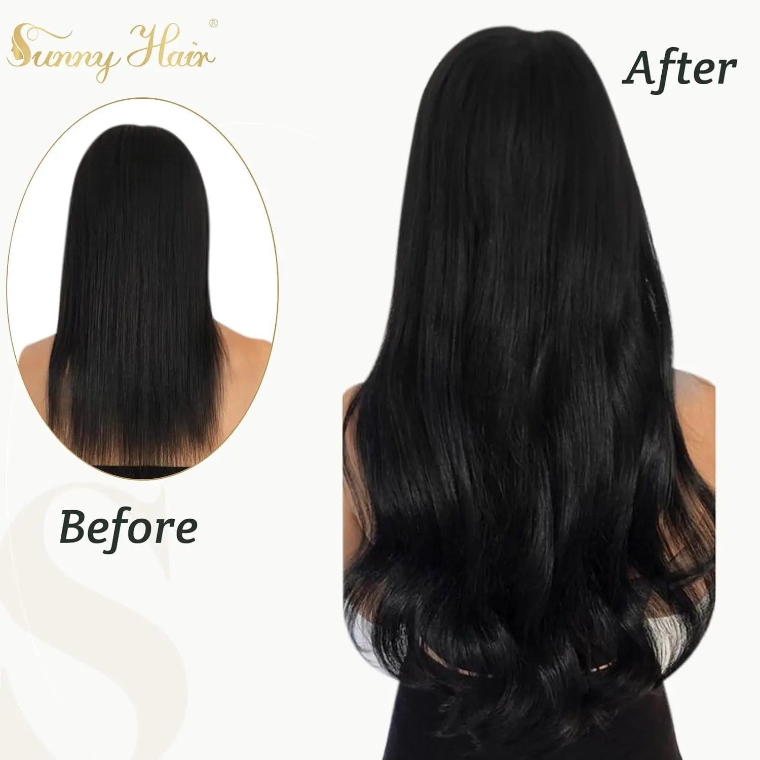Clip in Hair Extension Real Human Hair