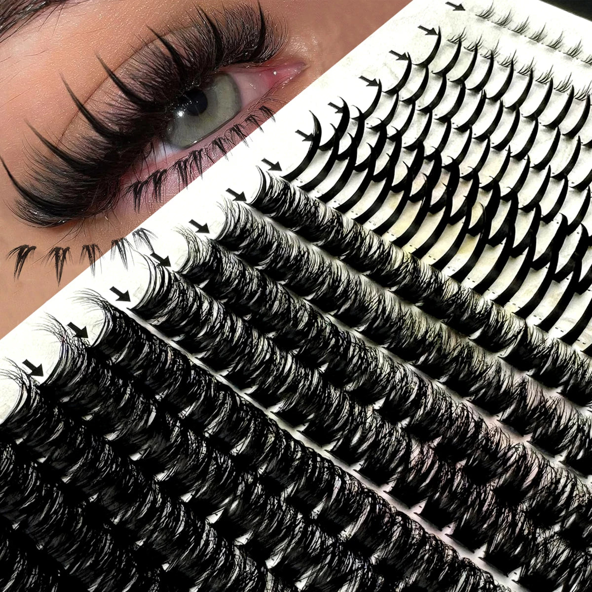 Spikes Lash Clusters Volume Eyelash