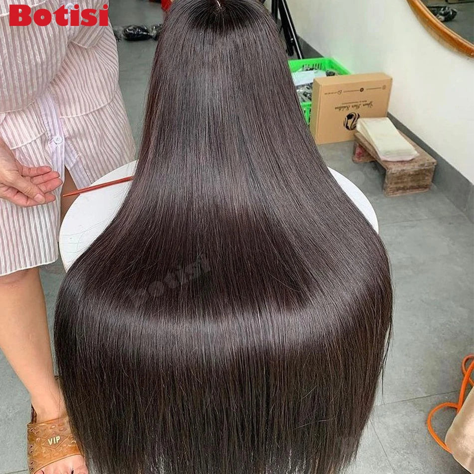 Brazilian Bone Straight Lace Front Wig Remy