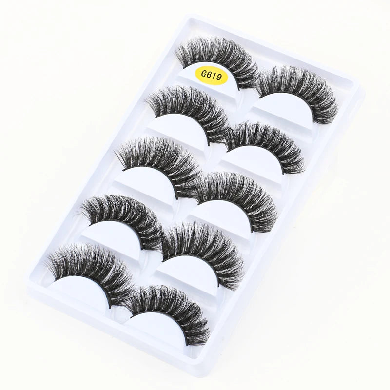 Mink Eyelashes 3D Dramatic Natural Hair