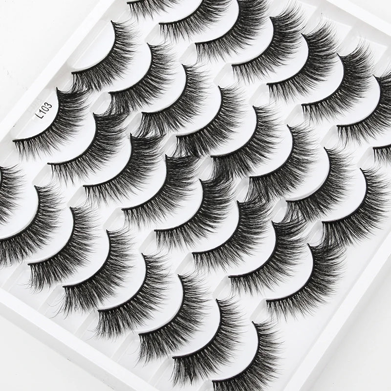 Curly Natural Soft Dramatic Thick Eyelashes