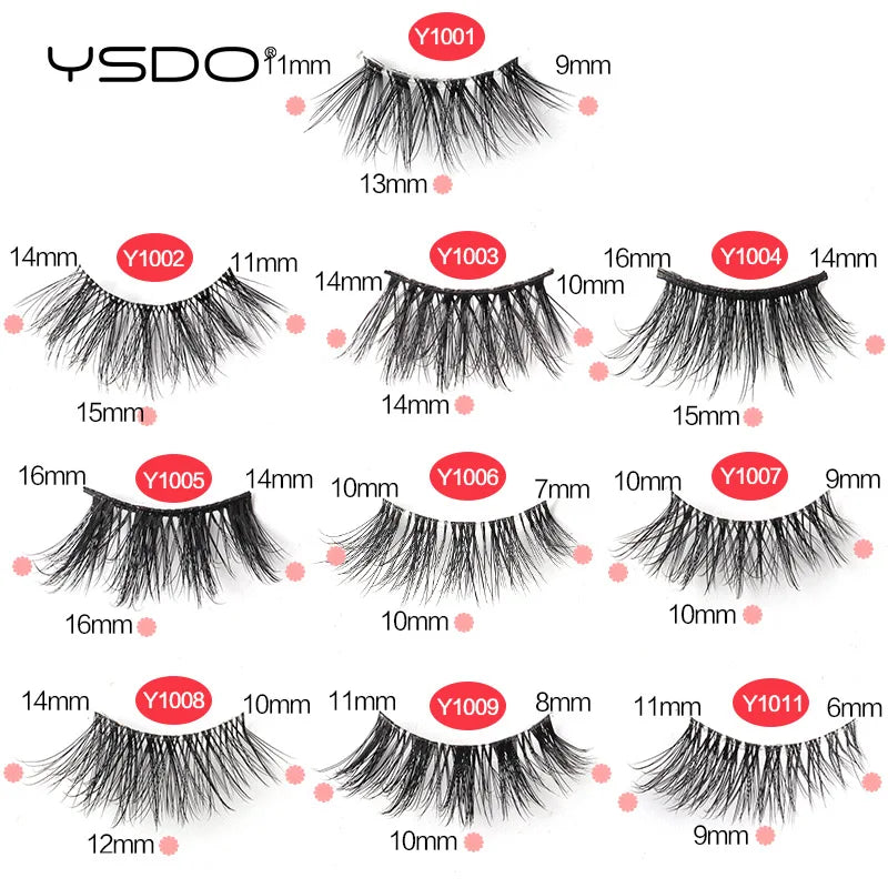 Natural Long Hair False Lashes