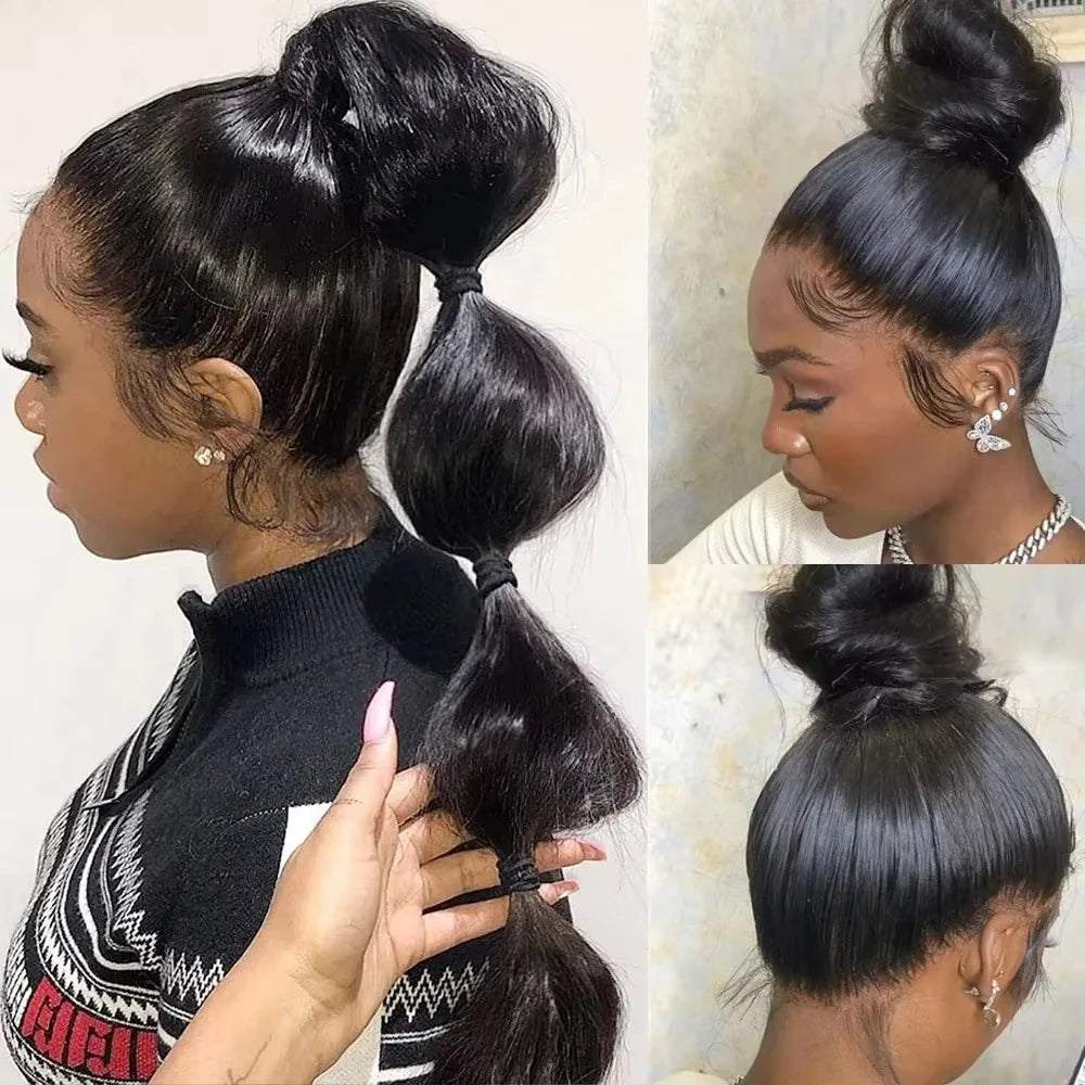 360 Lace Straight Body Wave Wigs