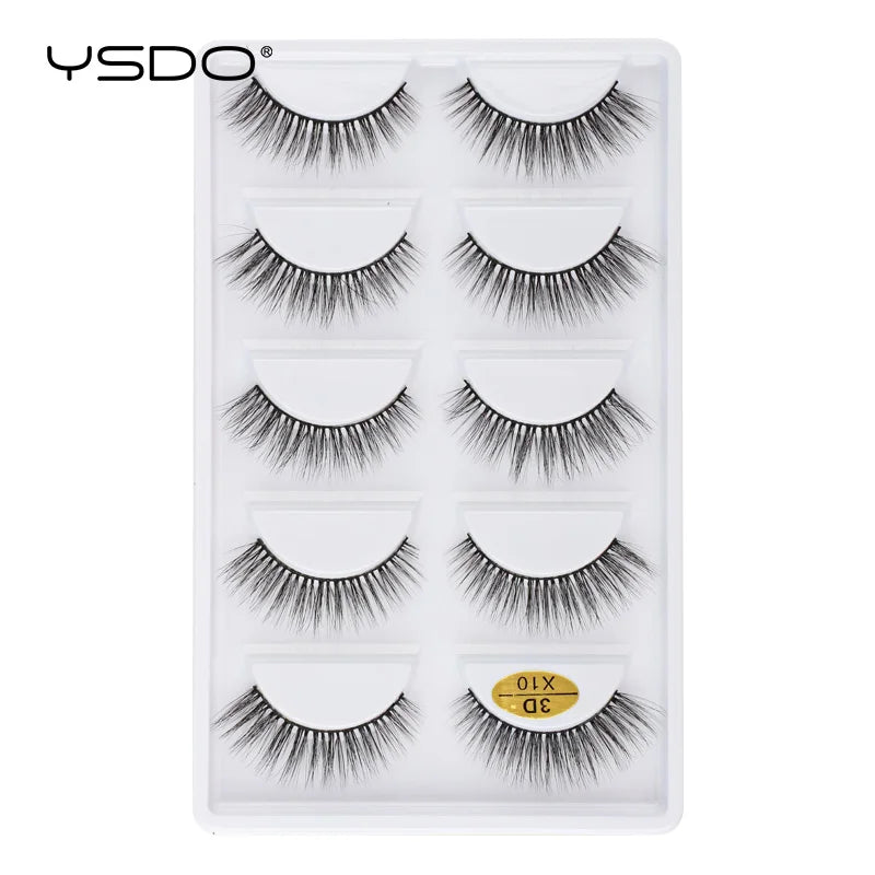 3D Mink Lashes Faux Natural Fluffy Lash