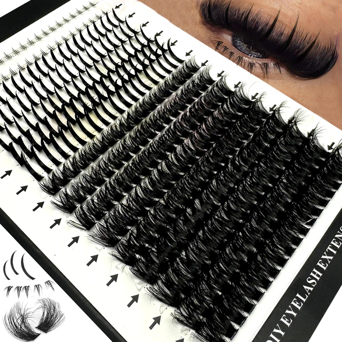 Spikes Lash Clusters Volume Eyelash