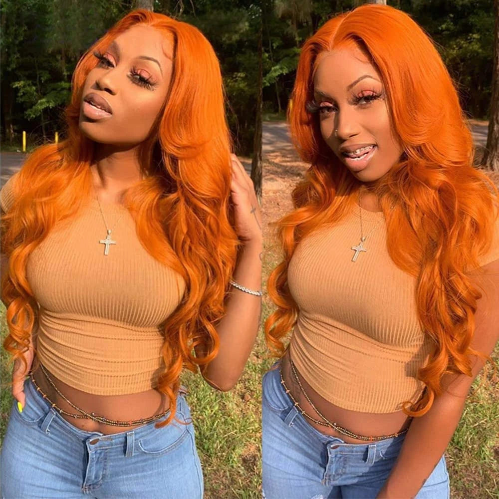 Botisi Ginger Body Wave Lace Front Wig