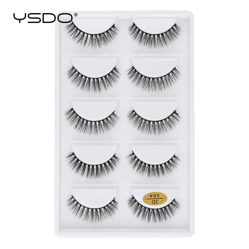 3D Mink Lashes Faux Natural Fluffy Lash