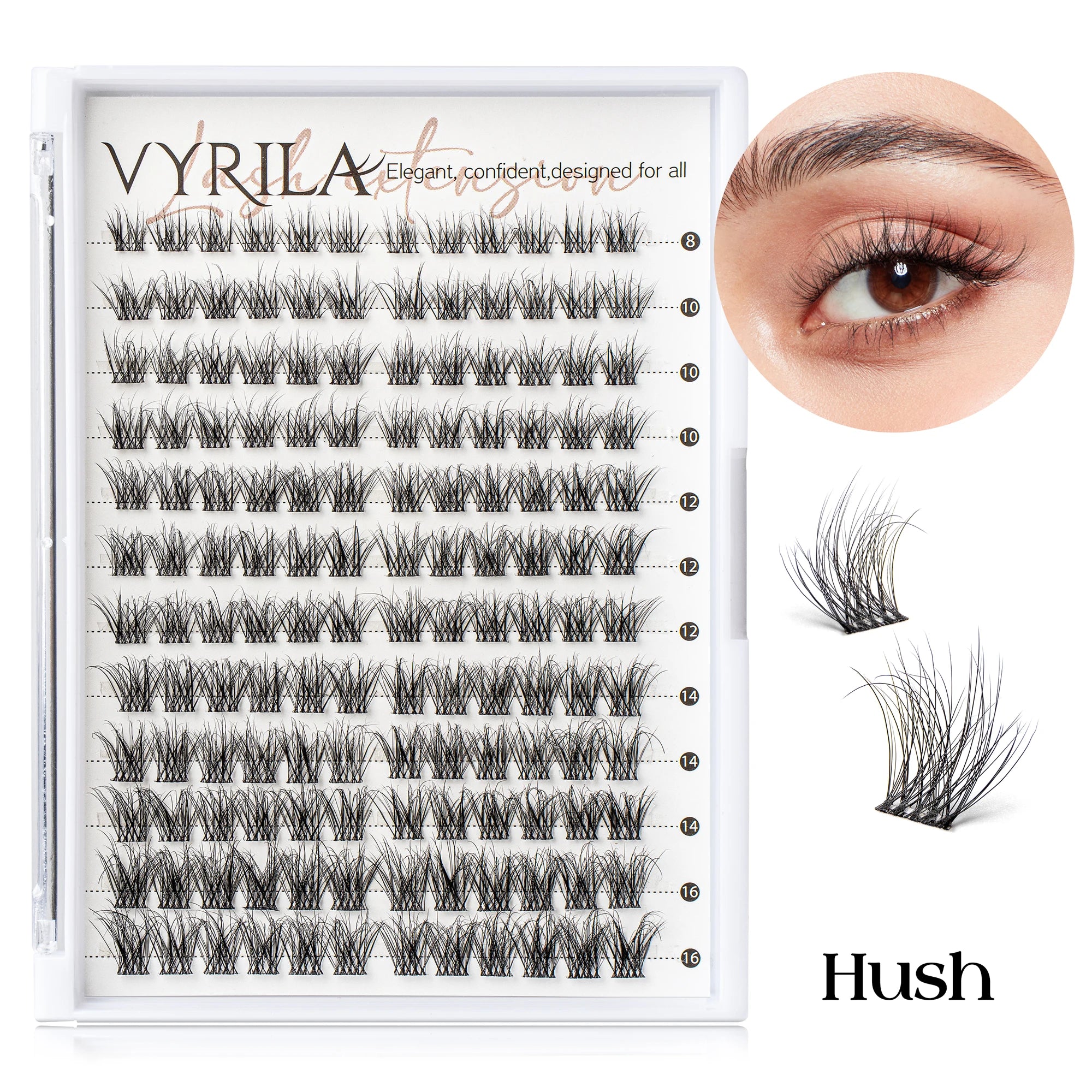 Ultra-Fine 0.05mm Lash Clusters