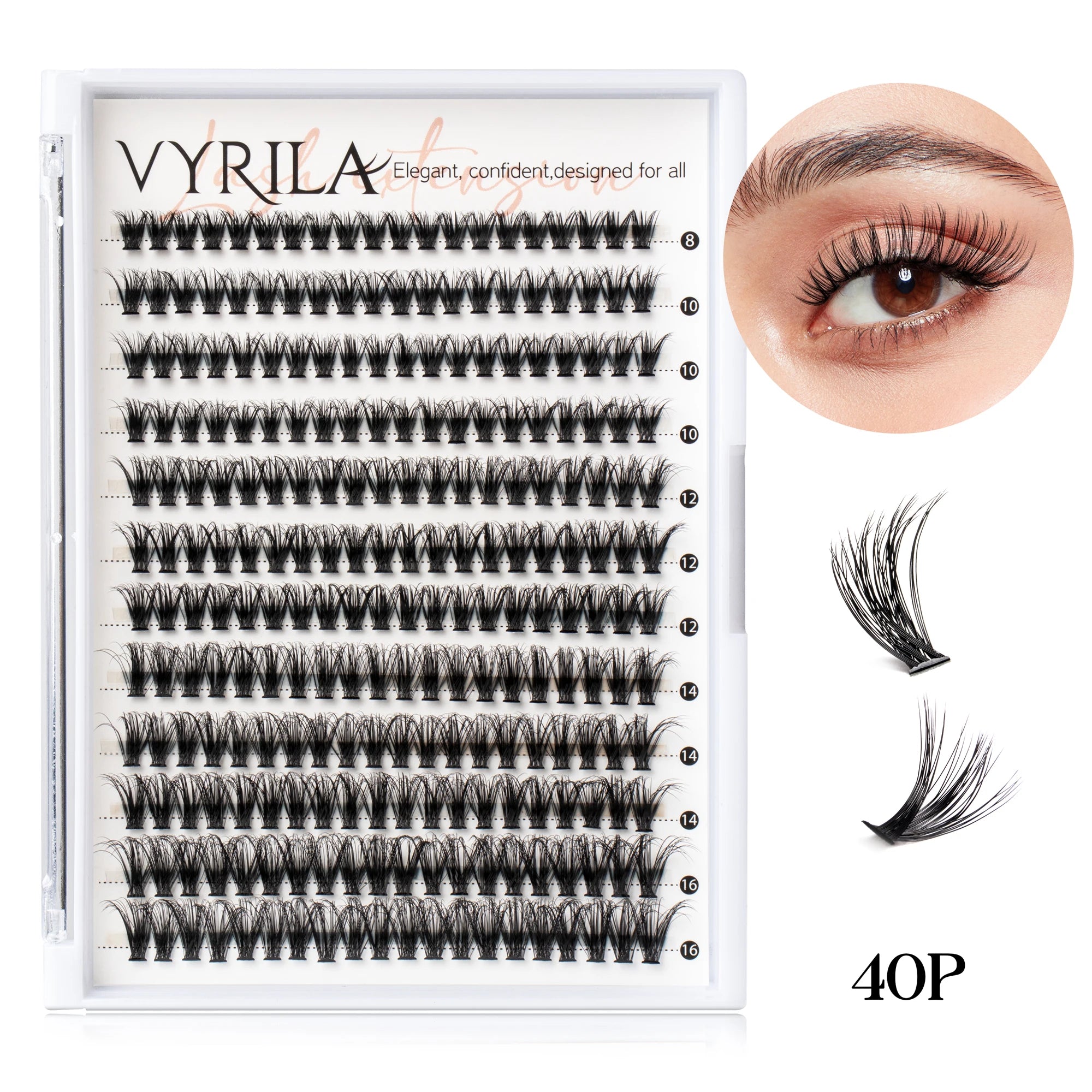 Ultra-Fine 0.05mm Lash Clusters