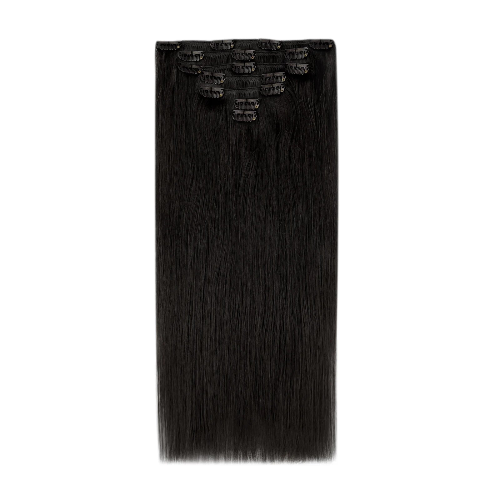 Double Weft Clip in Real Human Hair Extensions