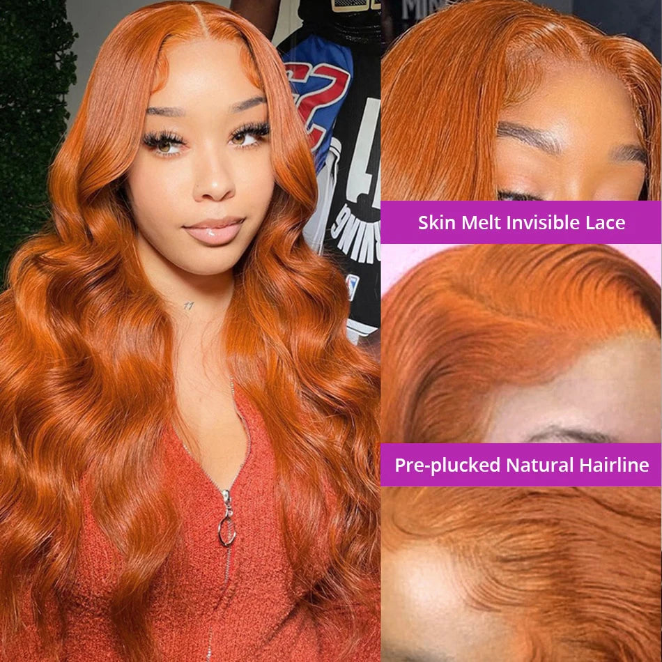 Botisi Ginger Body Wave Lace Front Wig