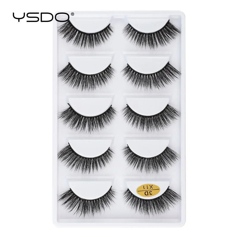 3D Mink Lashes Faux Natural Fluffy Lash