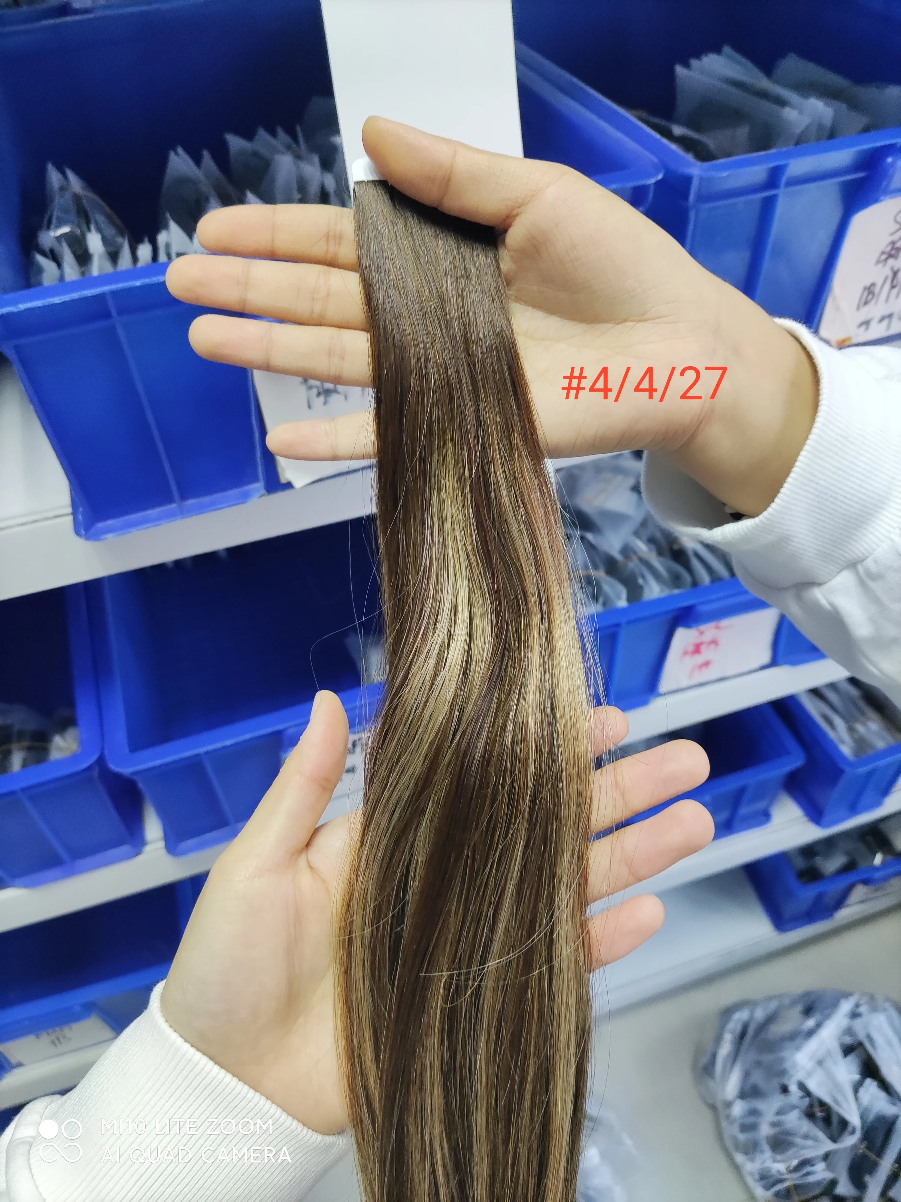 Tape In 100% Real Remy Human Hair Straight Extensions