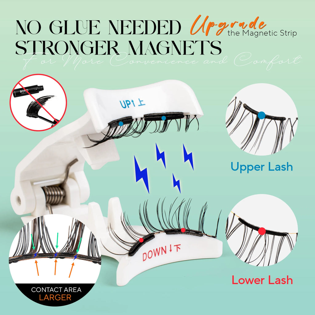 Magnetic Brown/Black Reusable Soft Eyelashes