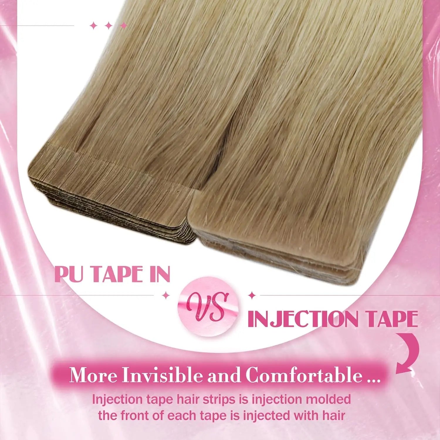 Injection Tape-in Hair Extensions