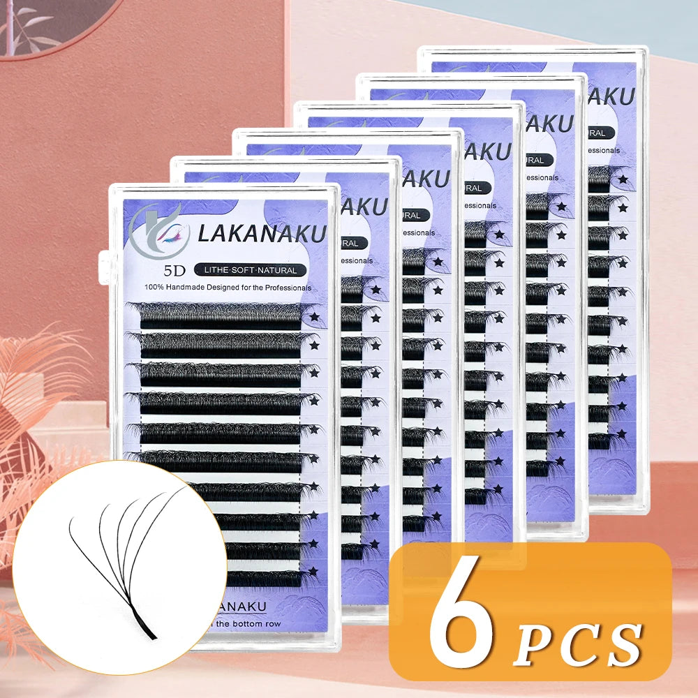 5D W Shape Eyelash Extensions
