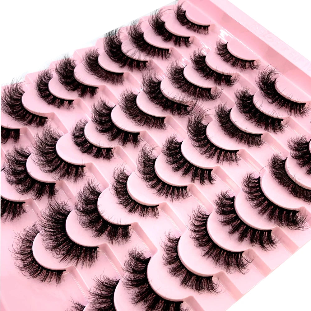 5D Fluffy Eyelashes D Curl Lashes