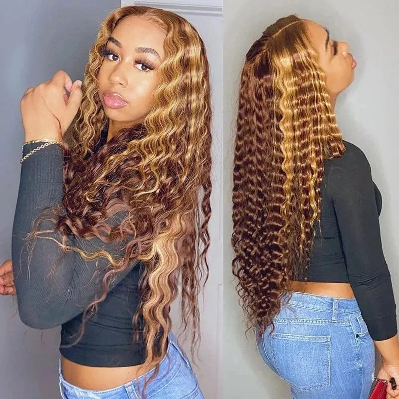 Botisi Deep Wave Lace Front Wig