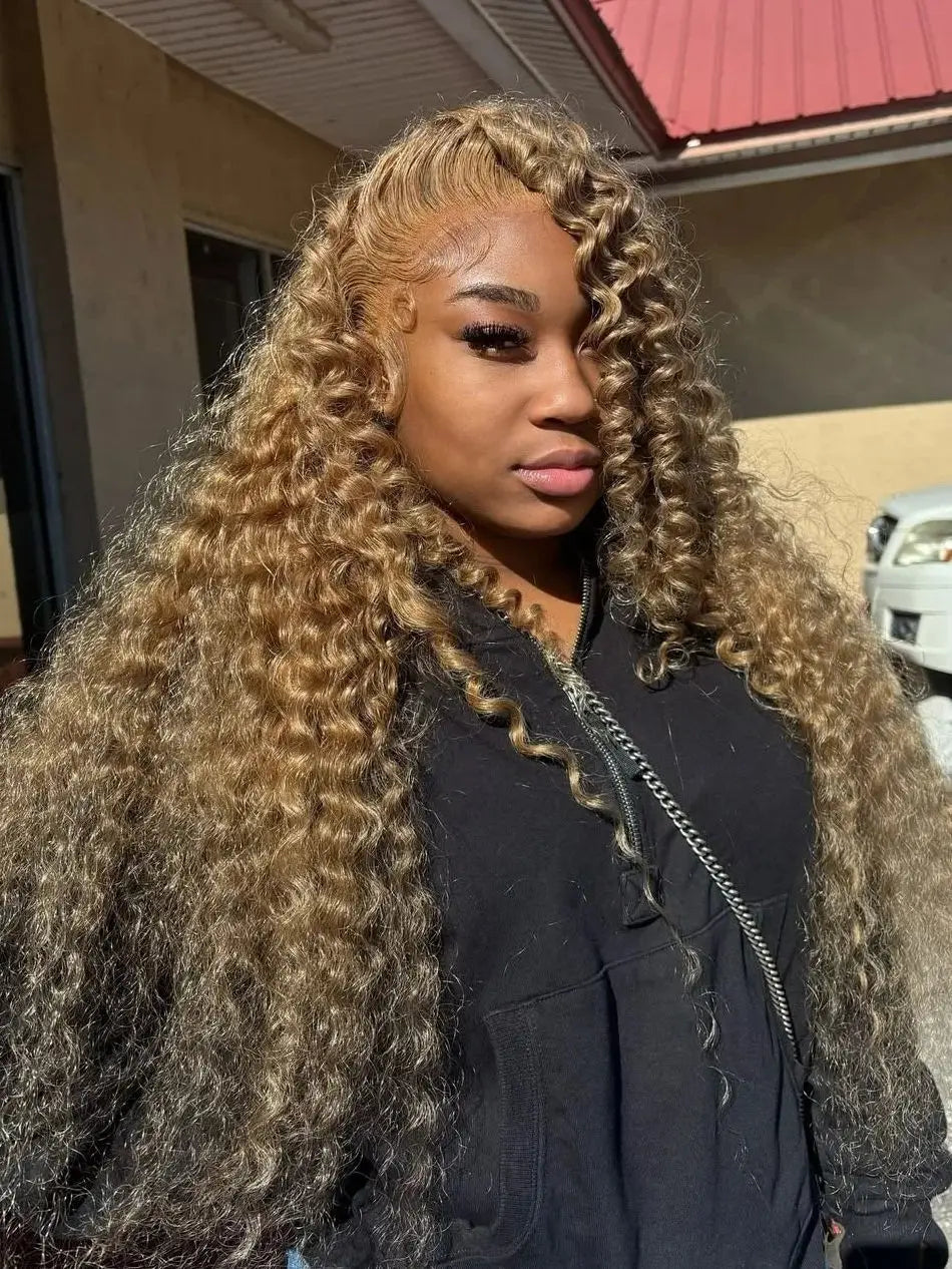 HD Transparent Lace Frontal Colored Wig