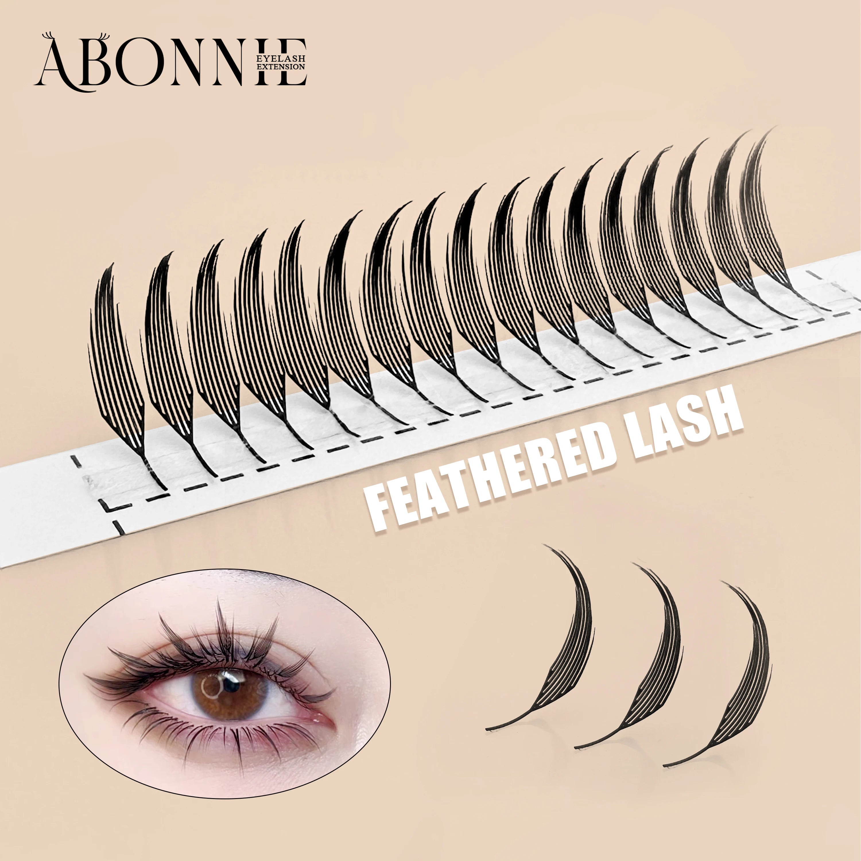 Cashmere Anime Spire Feather Eyelash