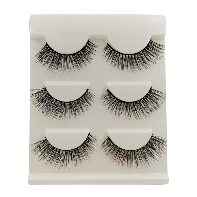 Curly Natural Soft Dramatic Thick Eyelashes