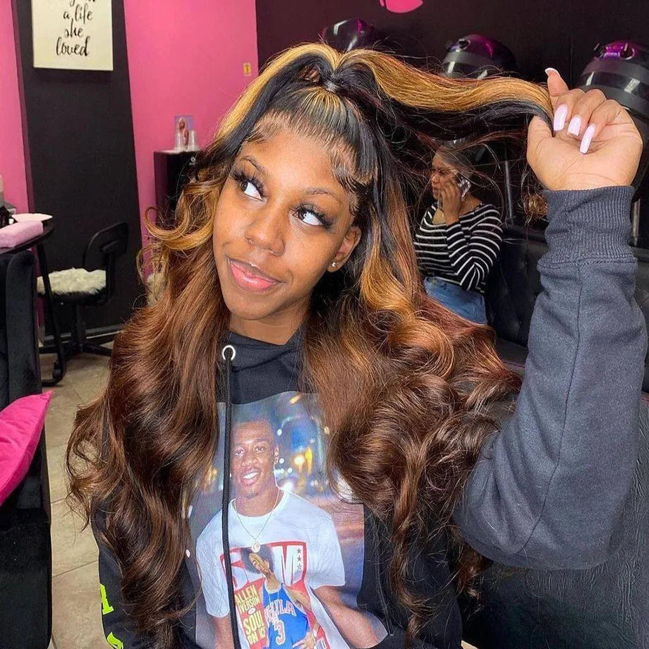 Botisi 32 Inch Body Wave Lace Front Wig