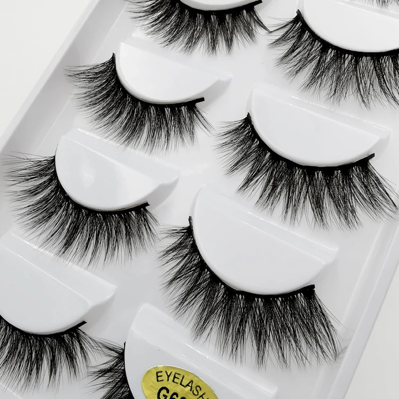 Mink Eyelashes 3D Dramatic Natural Hair