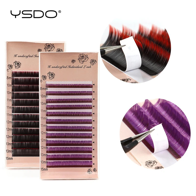Colored Extension Mink Lashes