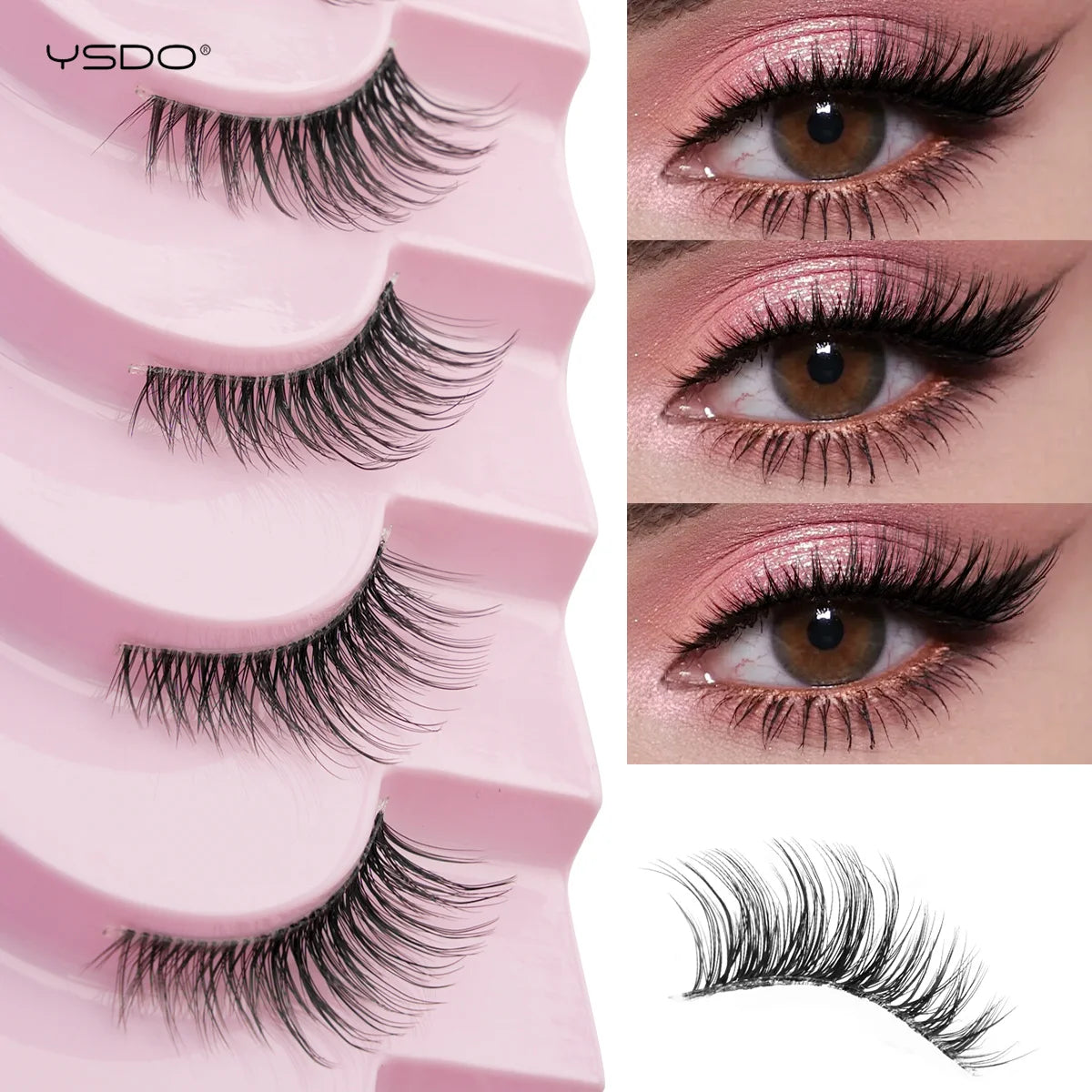 Half Natural Cat Eye Lashes