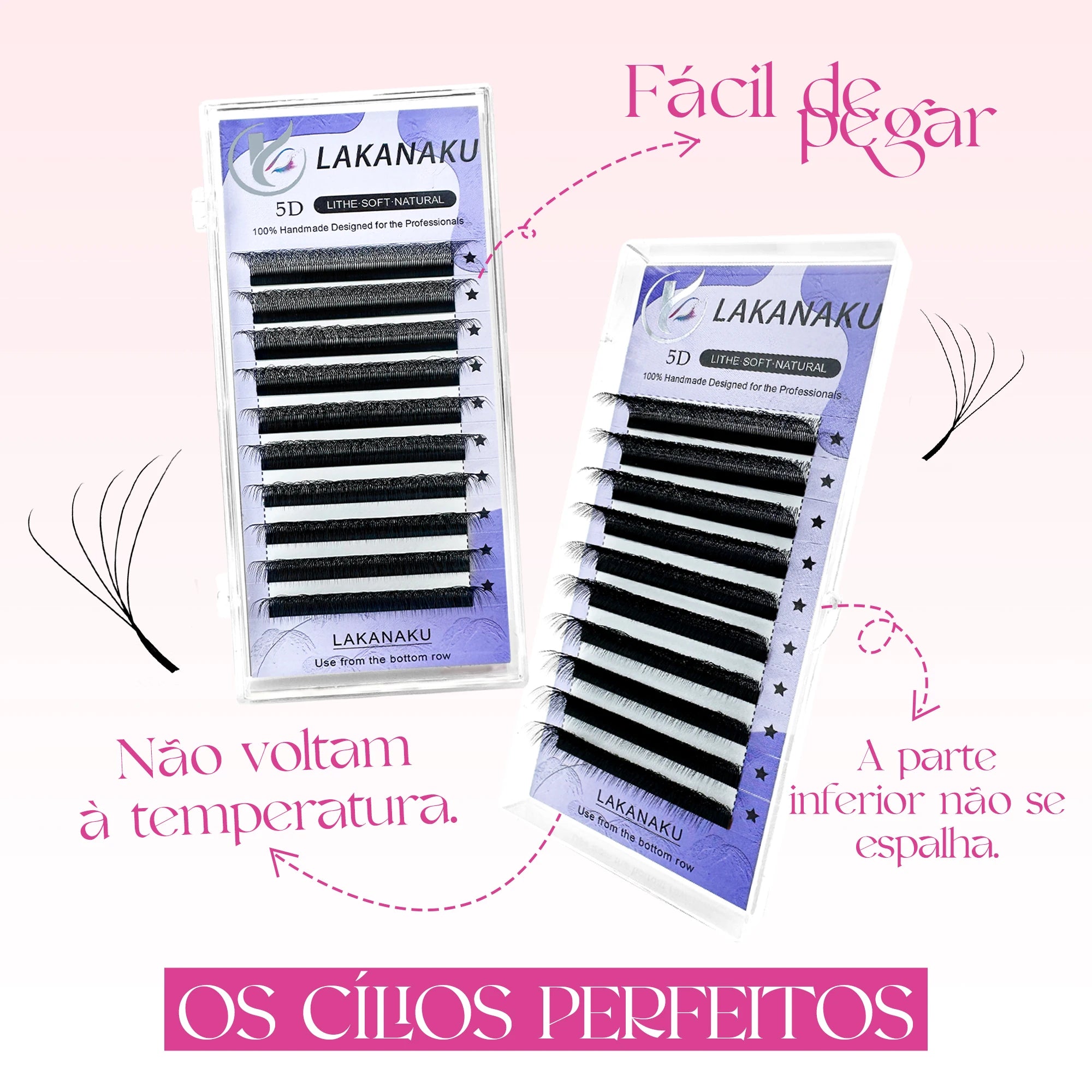 5D W Shape Eyelash Extensions