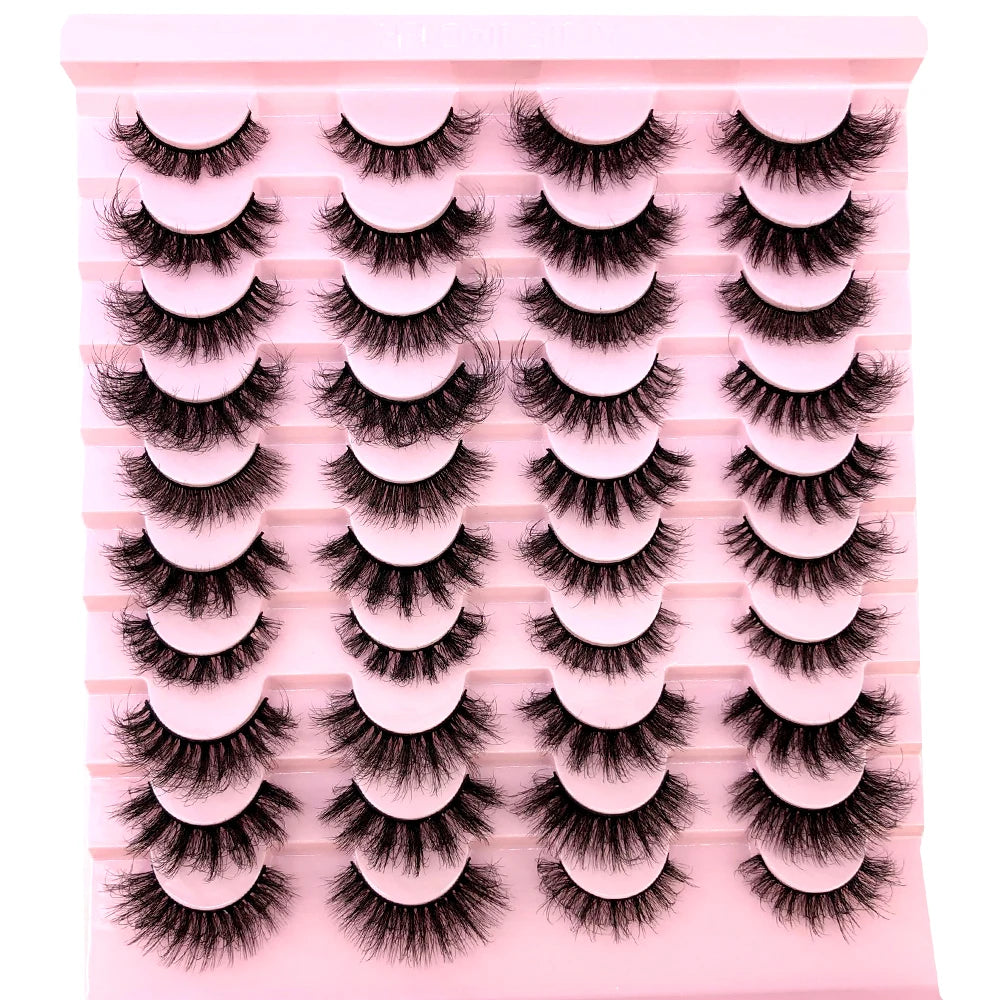 5D Fluffy Eyelashes D Curl Lashes