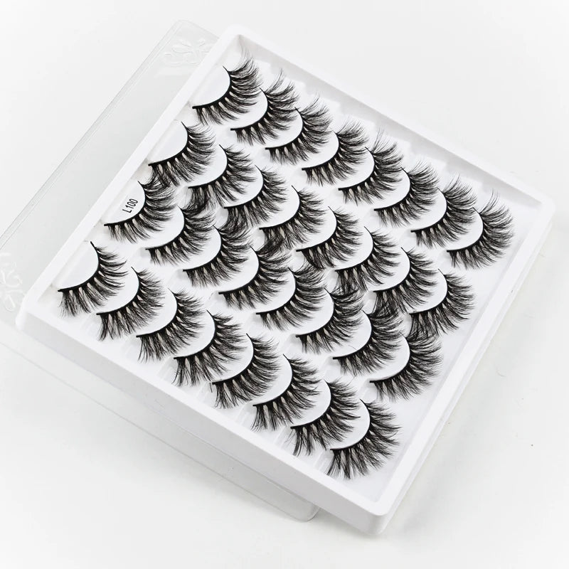 Curly Natural Soft Dramatic Thick Eyelashes