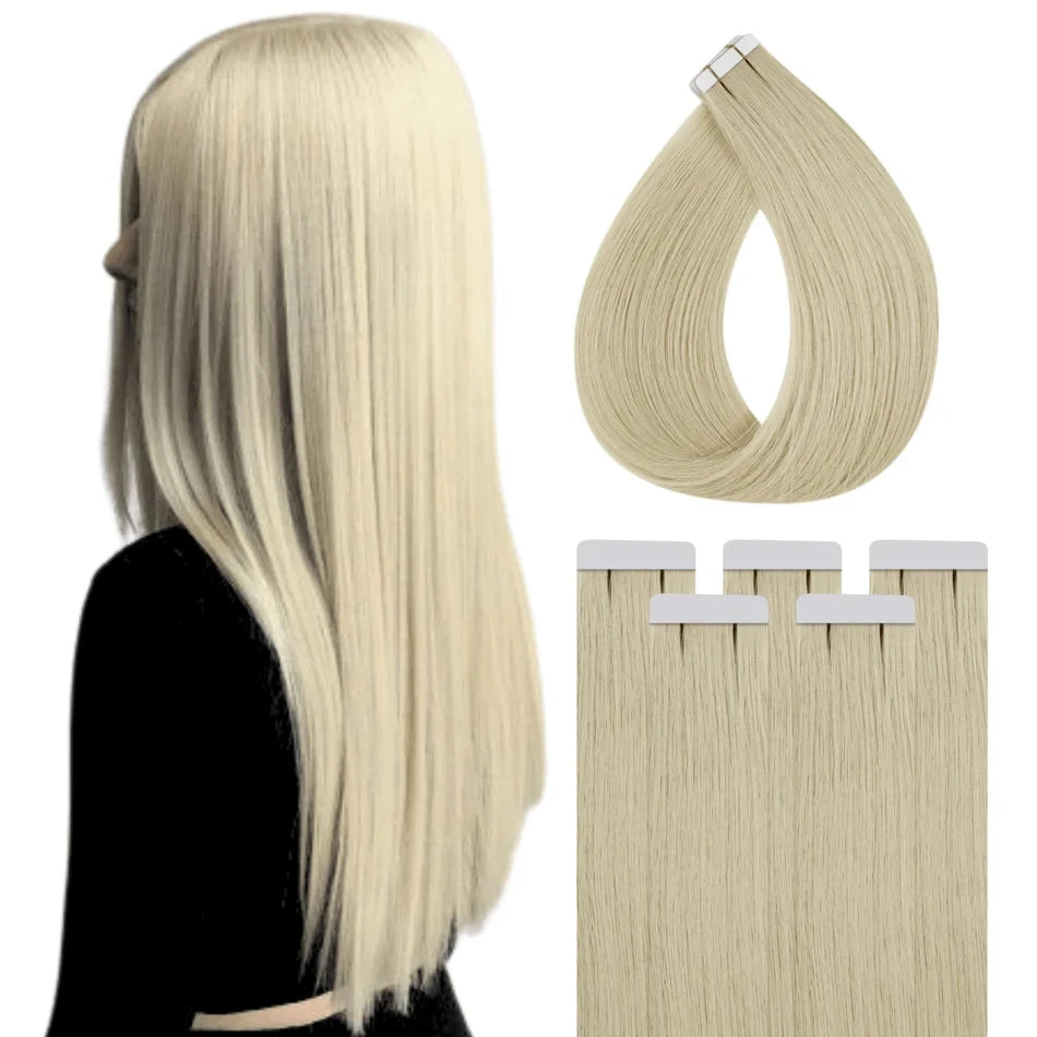 Injected Tape In Hair Extensions