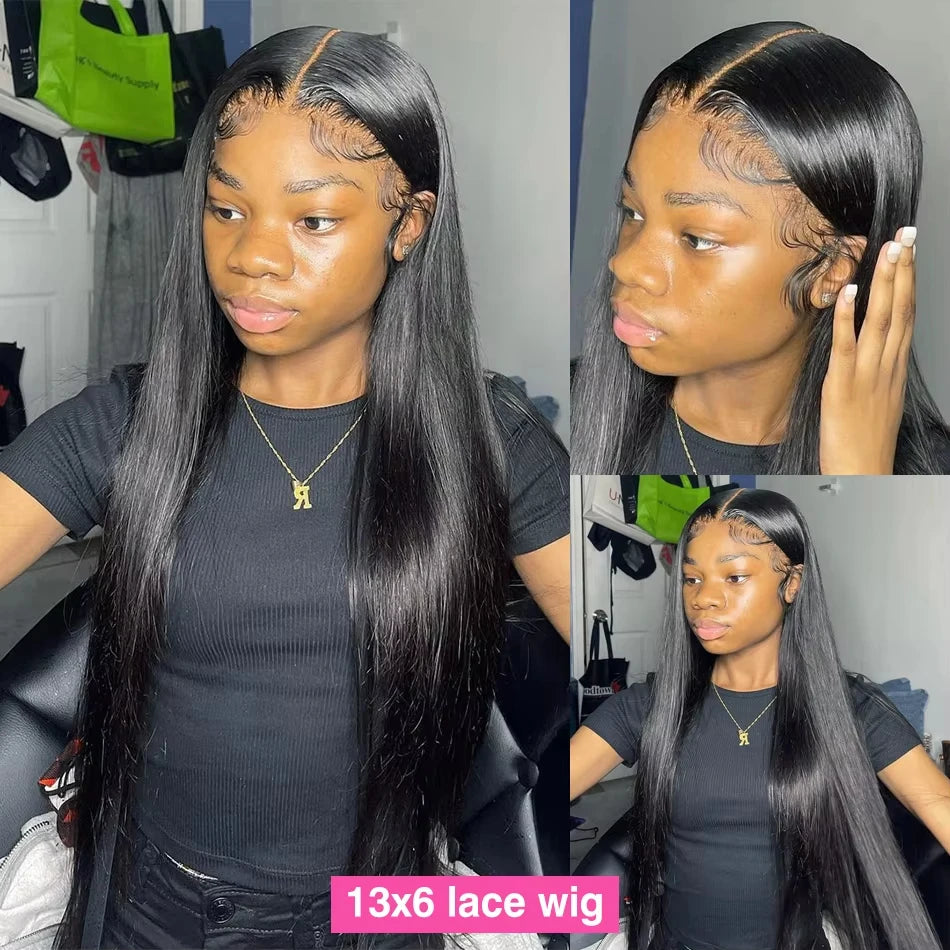 Bone Straight Remy Transparent Wigs