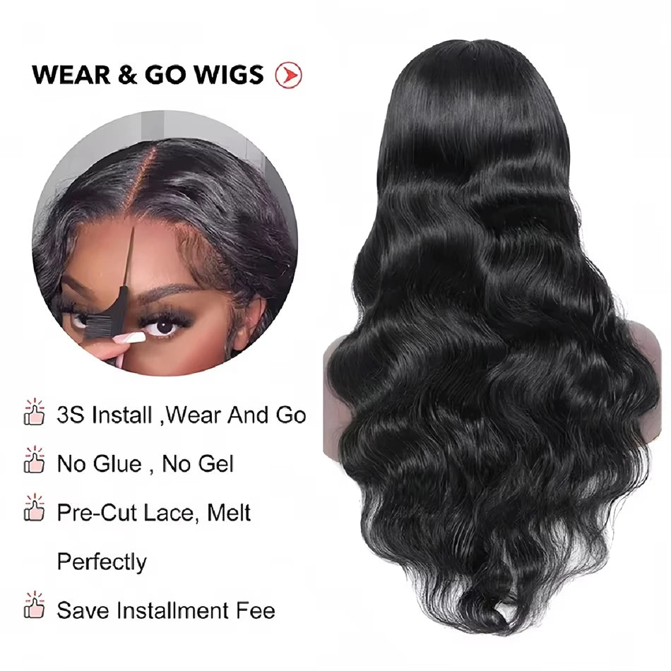 Body Wave Lace Frontal Glueless Wig