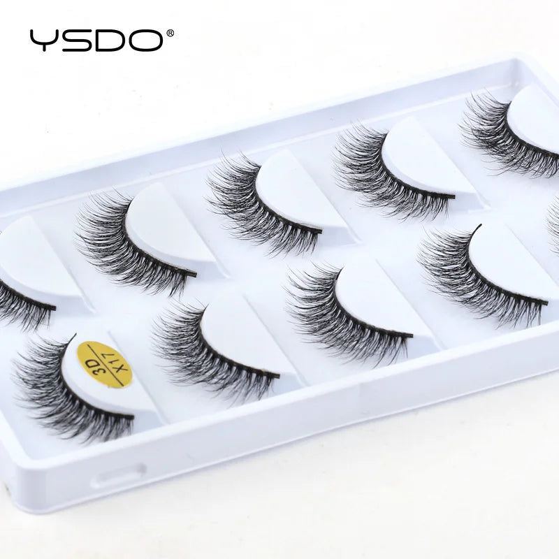 3D Mink Lashes Faux Natural Fluffy Lash