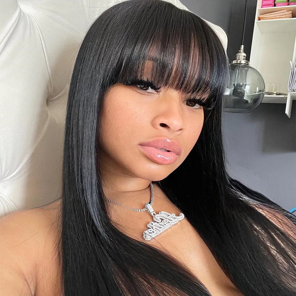 Botisi Bone Straight Human Hair Wig